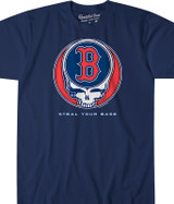 Grateful Dead Houston Astros Steal Your Base Navy Athletic T-Shirt