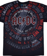 AC/DC Speedshop Black T-Shirt Tee 