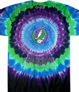 Grateful Dead Calendar Tie-Dye T-Shirt Tee Liquid Blue