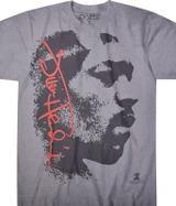 Jimi Hendrix Hey Joe Grey T-Shirt Tee Liquid Blue