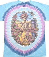 Grateful Dead Vintage 30th Anniversary Tie-Dye T-Shirt Tee Liquid Blue