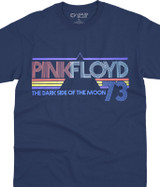 Pink Floyd Sun Is The Same Navy T-Shirt Tee Liquid Blue