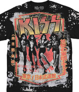 KISS Destroyer Havok Black T-Shirt Tee Liquid Blue