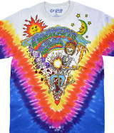 Grateful Dead Summer Tour 92 Tie-Dye T-Shirt Tee Liquid Blue