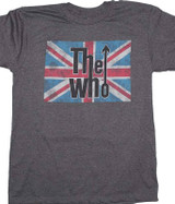 The Who Union Jack Grey T-Shirt Tee
