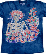 Grateful Dead Batik Bertha Tie-Dye T-Shirt Tee Liquid Blue