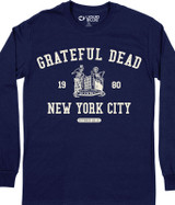 Grateful Dead Radio City 80 Long Sleeve T-Shirt Tee by Liquid Blue