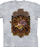 Jimi Hendrix Hendrix Years Tie-Dye T-Shirt Tee by Liquid Blue