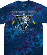 Grateful Dead Chinese New Year Tie-Dye T-Shirt Tee Liquid Blue