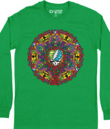 Grateful Dead Celtic Mandala Long Sleeve T-Shirt by Liquid Blue