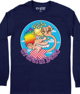 Grateful Dead Ice Cream Cone Kid Long Sleeve T-Shirt by Liquid Blue