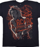 ACDC Blow Up Your Video Tour Clearance White T-Shirt Tee Liquid Blue