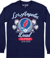 Grateful Dead Los Angeles Dead Long Sleeve T-Shirt by Liquid Blue