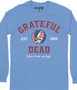 Grateful Dead Wide and High Long Sleeve T-Shirt by Liquid Blue