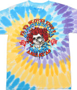 Grateful Dead Carnival Bertha Tie-Dye T-Shirt Tee Liquid Blue