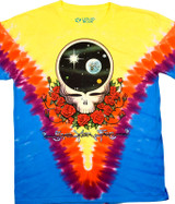 Grateful Dead Space Your Face 2 Tie-Dye T-Shirt Tee Liquid Blue