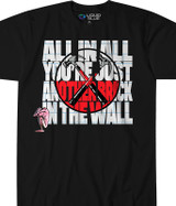 Pink Floyd Pink Floyd Another Brick Clearance Black T-Shirt Tee Liquid Blue