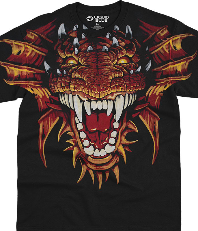 Dragon Graphic Black T-Shirt main image 1