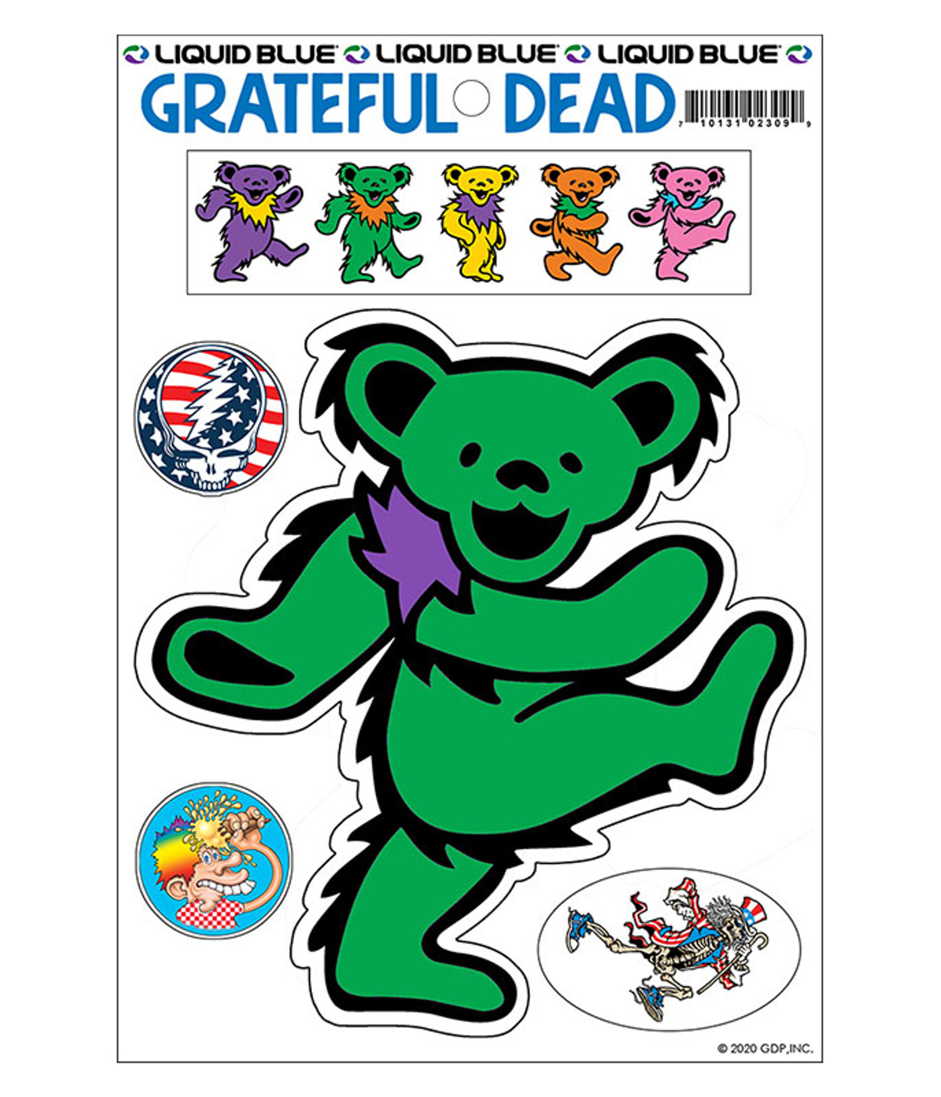 Grateful Dead - Dancing Bears Tie Dye Sticker