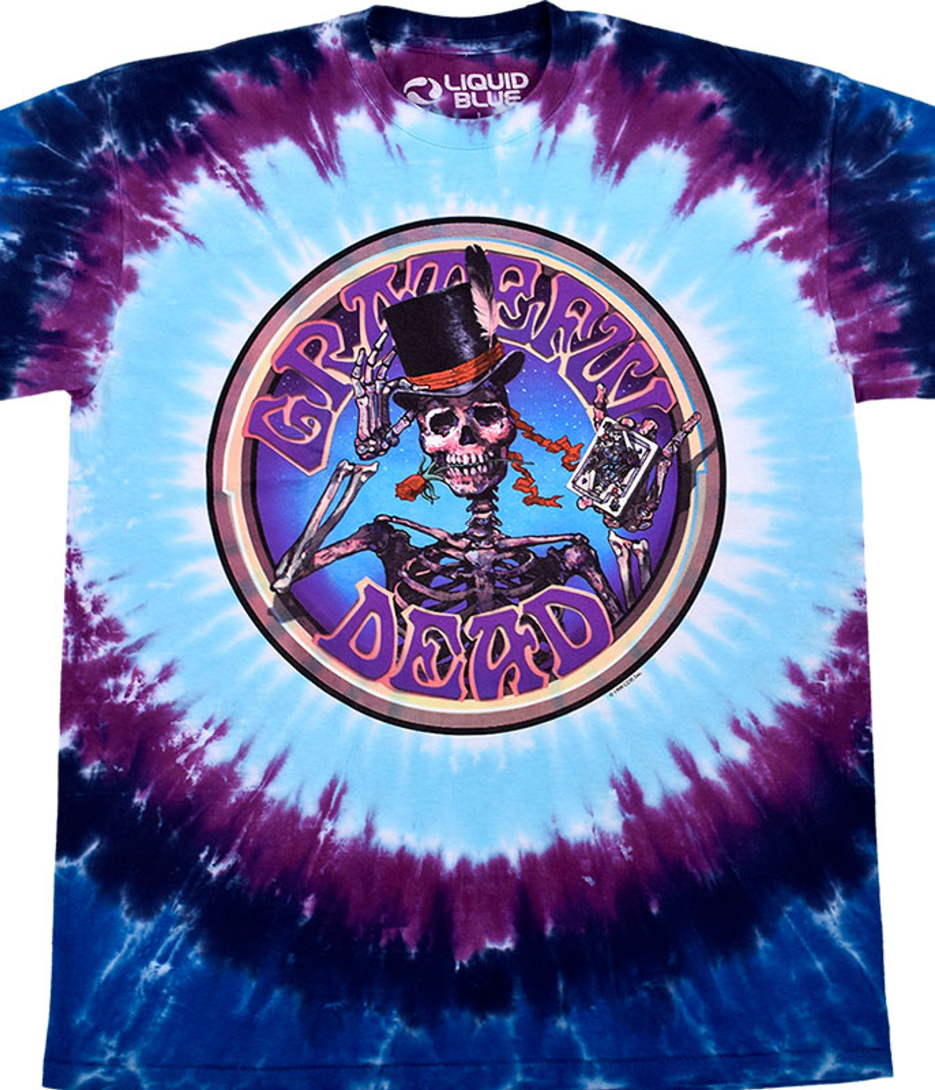Grateful Dead - Queen of Spades Tie Dye T-Shirt