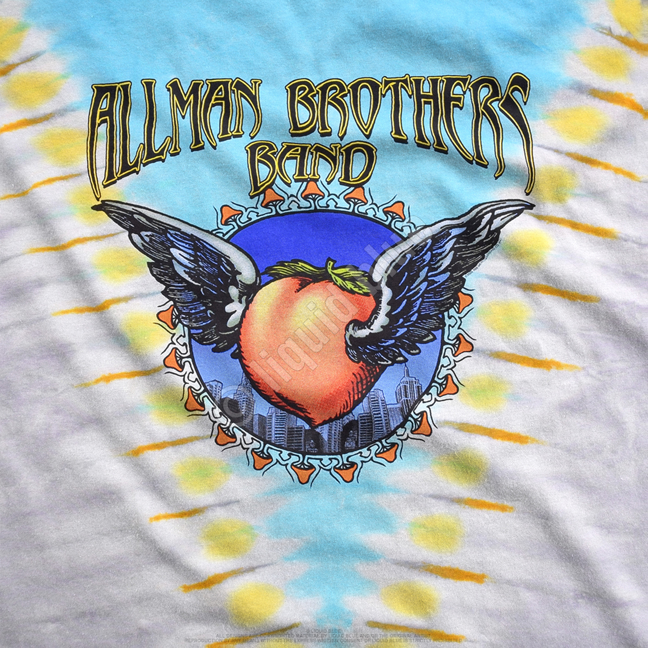 allman brothers tie dye shirt