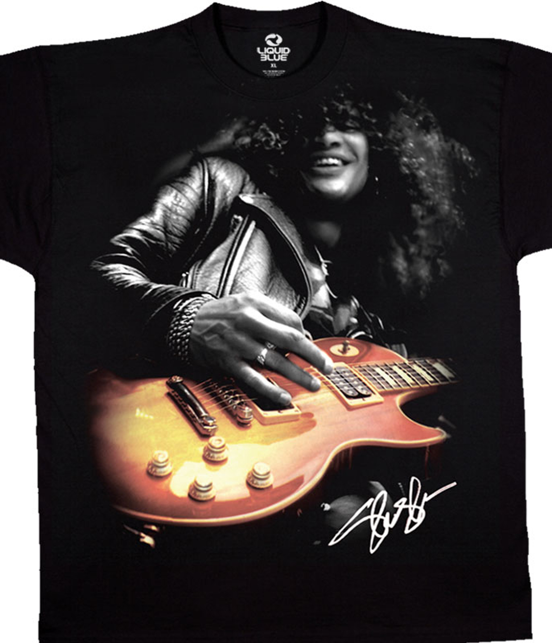 Slash - Guitar T-Shirt Black
