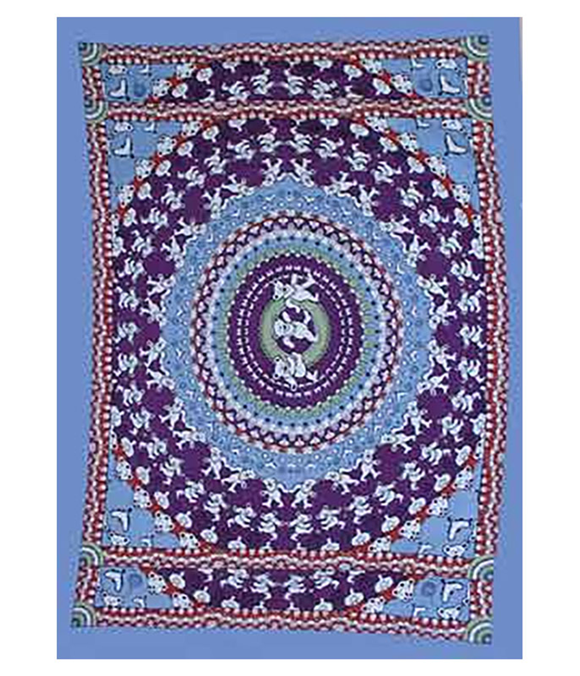 Grateful Dead Bear Mandala Purple - バンダナ