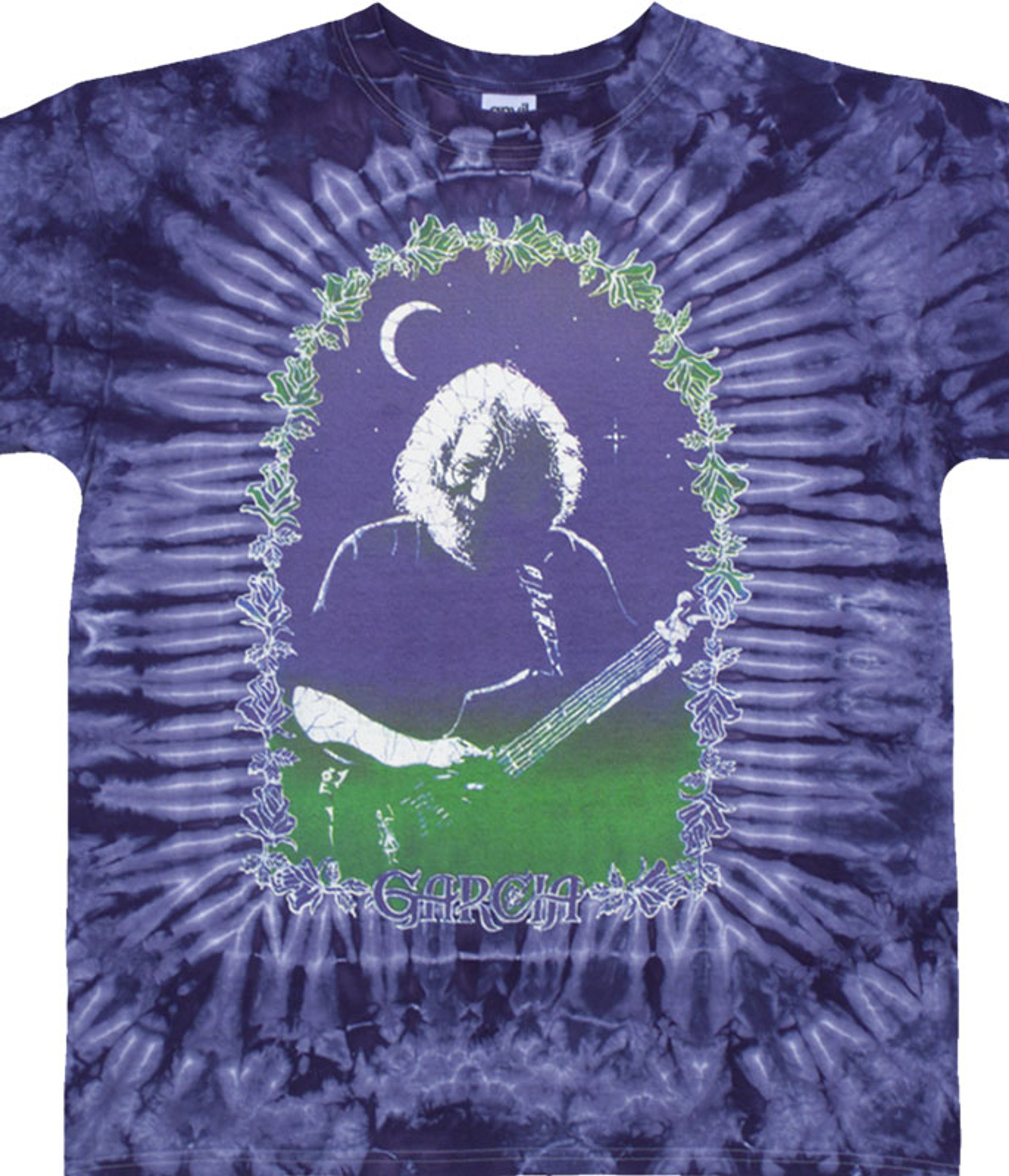 Jerry Garcia Roses Tie-Dye T-Shirt