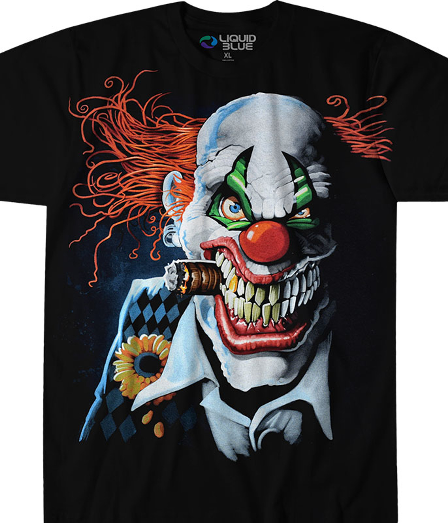 Joker Clown Black T-Shirt