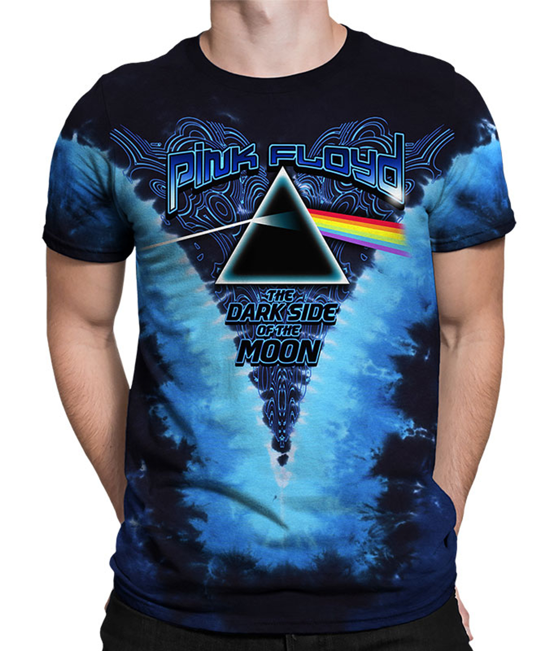 Dark Side Of The Moon Tie Dye T Shirt