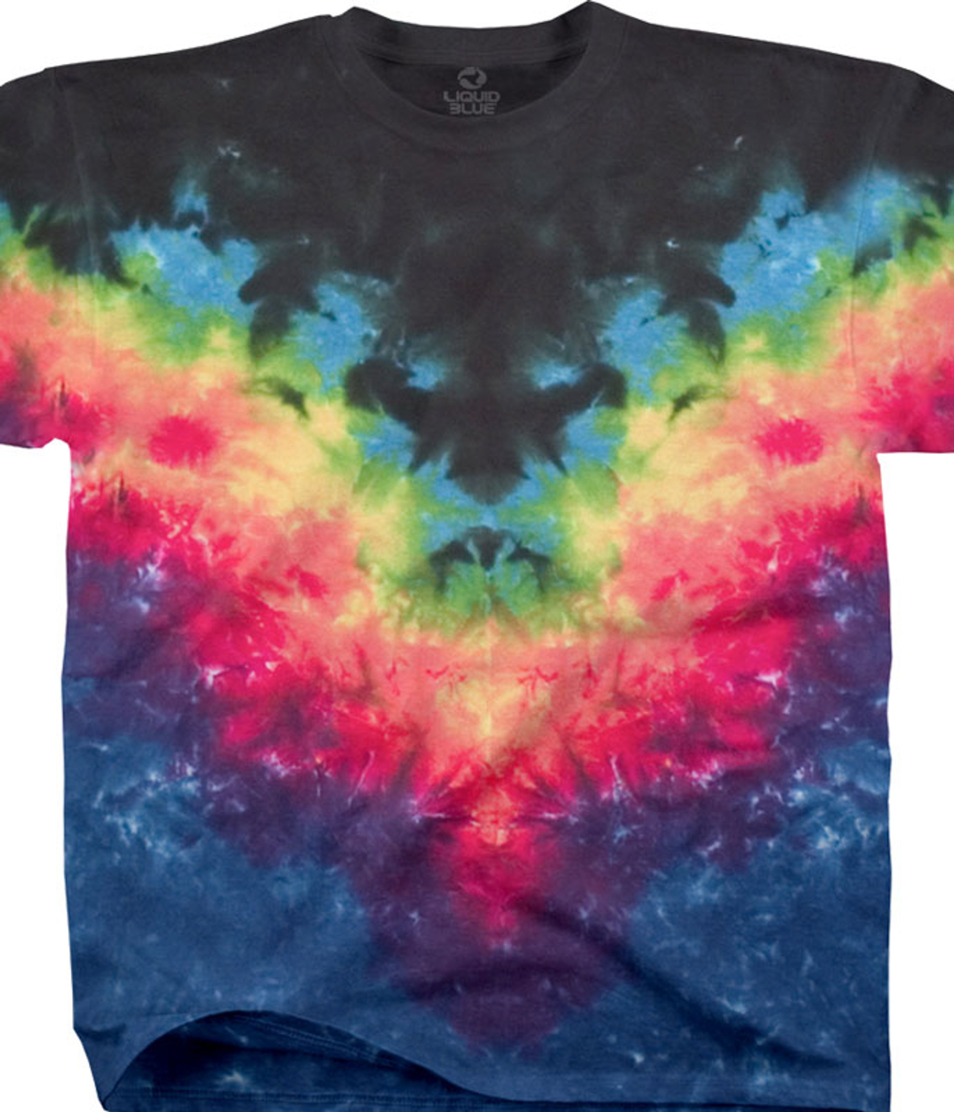 Baby Blue Spiral Tie Dye Long Sleeve T-Shirt - Tie Dye Space