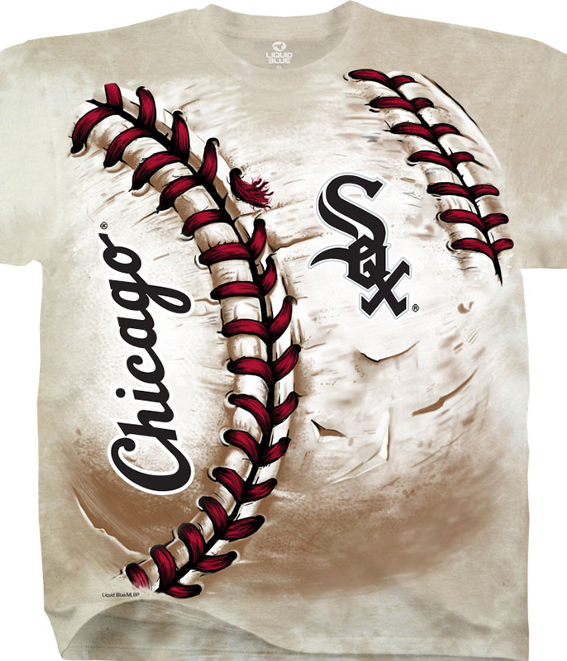Chicago White Sox Hardball Tie-Dye T-Shirt - Cream