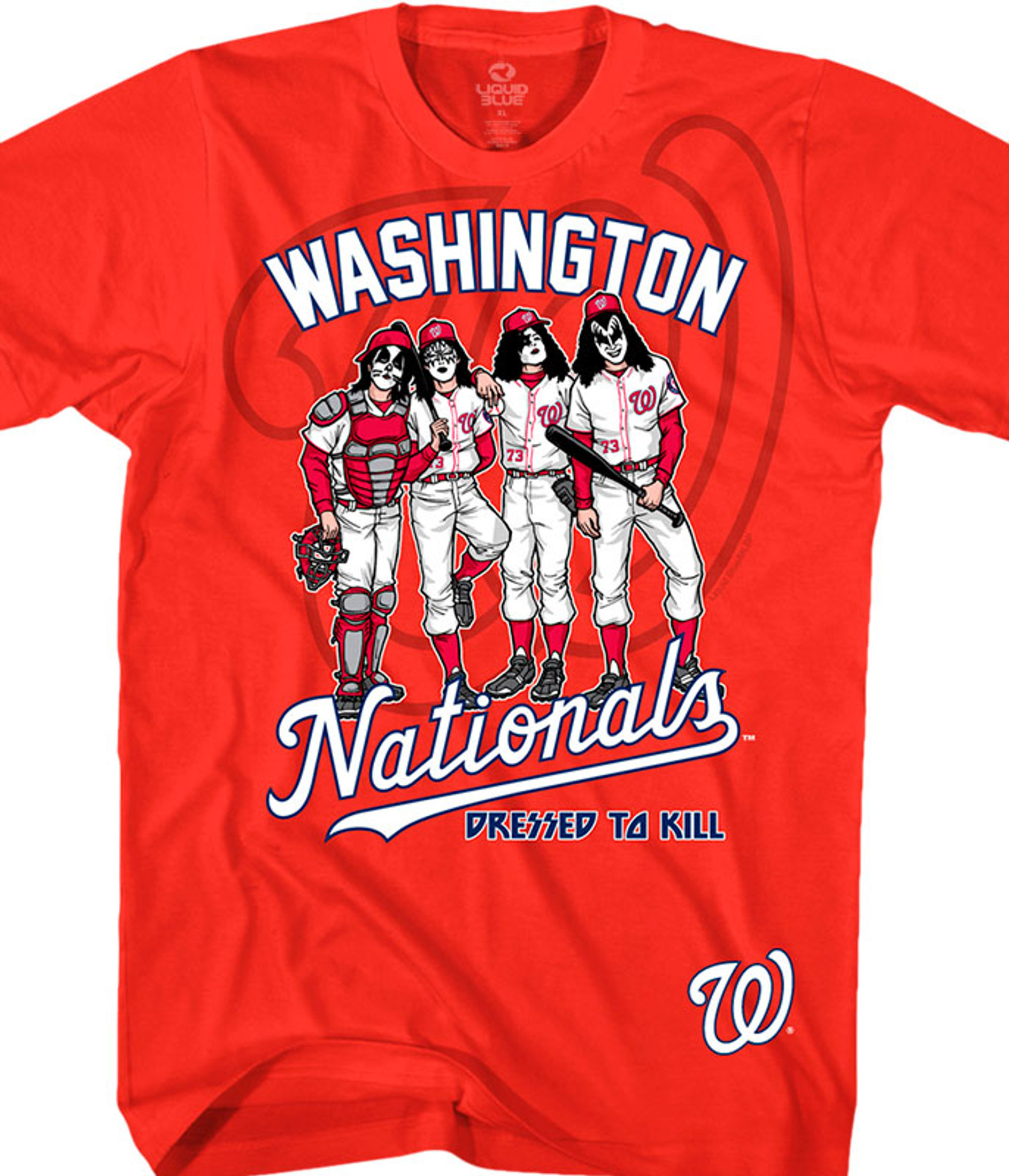 MLB Washington Nationals Dog Jersey Large