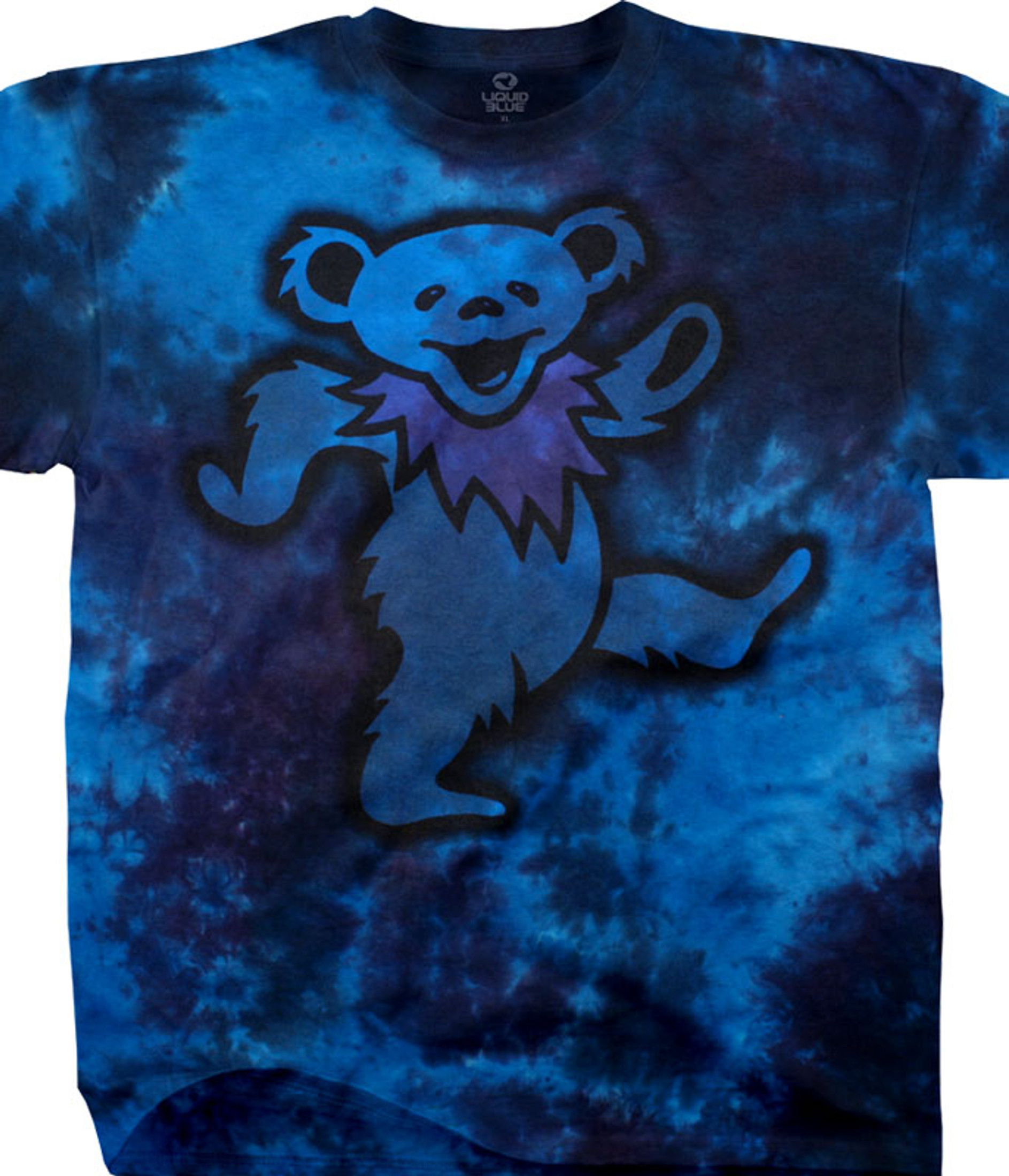 Liquid Blue Steal Your Wheel Grateful Dead Tie Dye T Shirt L