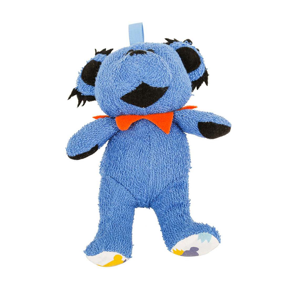 Grateful Dead GD Blue Dancing Bear Baby Rattle Liquid Blue
