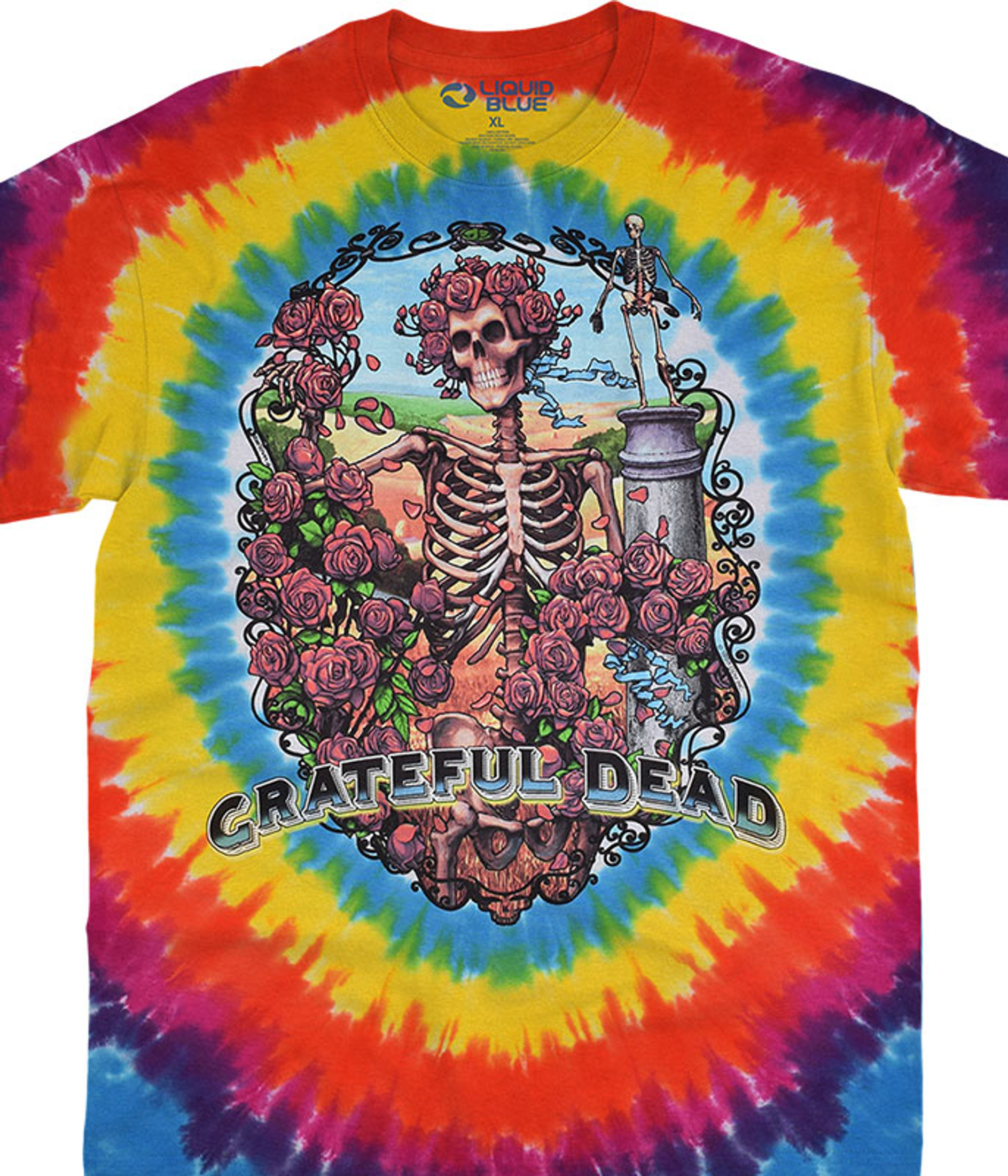 Grateful Dead Rainbow Bertha Tie-Dye T-Shirt