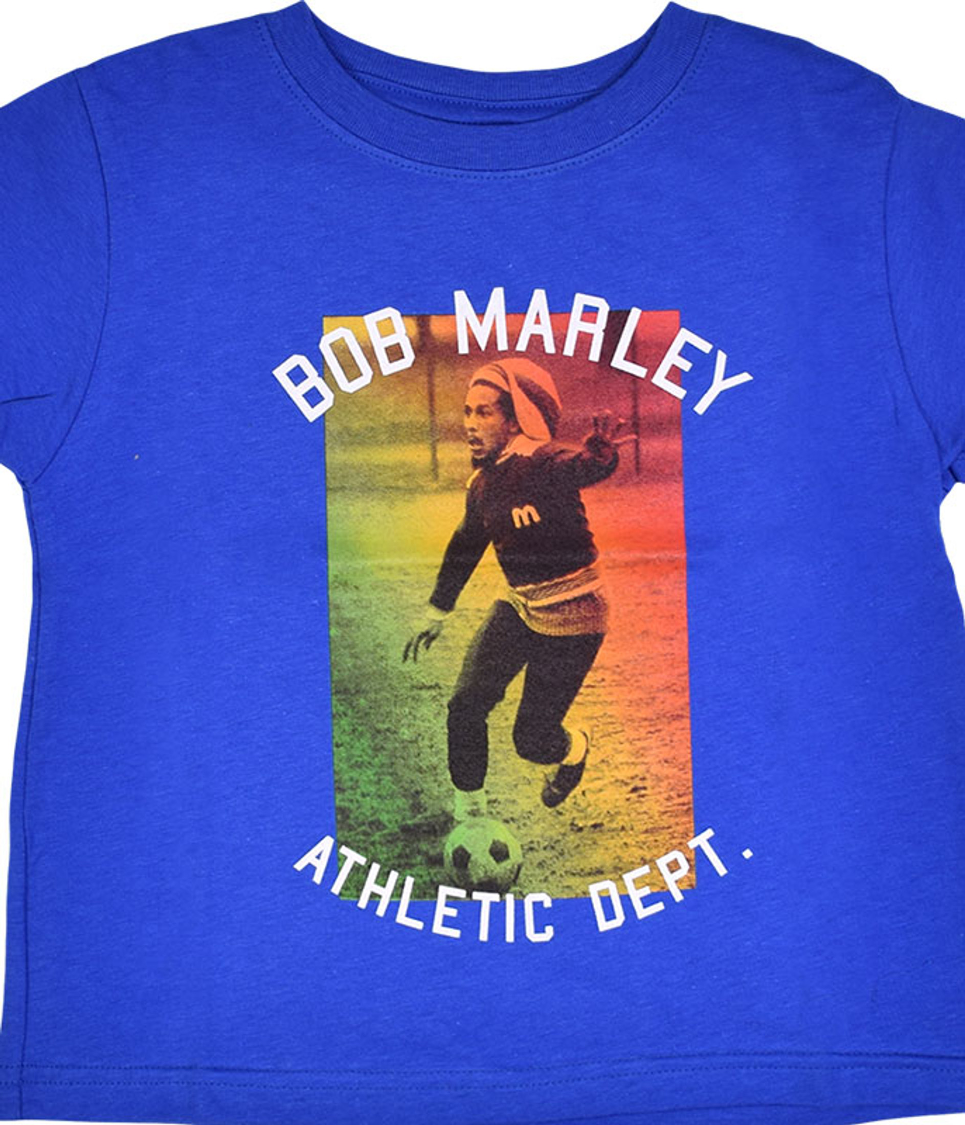 visuel Gå op foretrækkes Bob Marley Athletic Dept. Toddler Blue T-Shirt Tee Liquid Blue