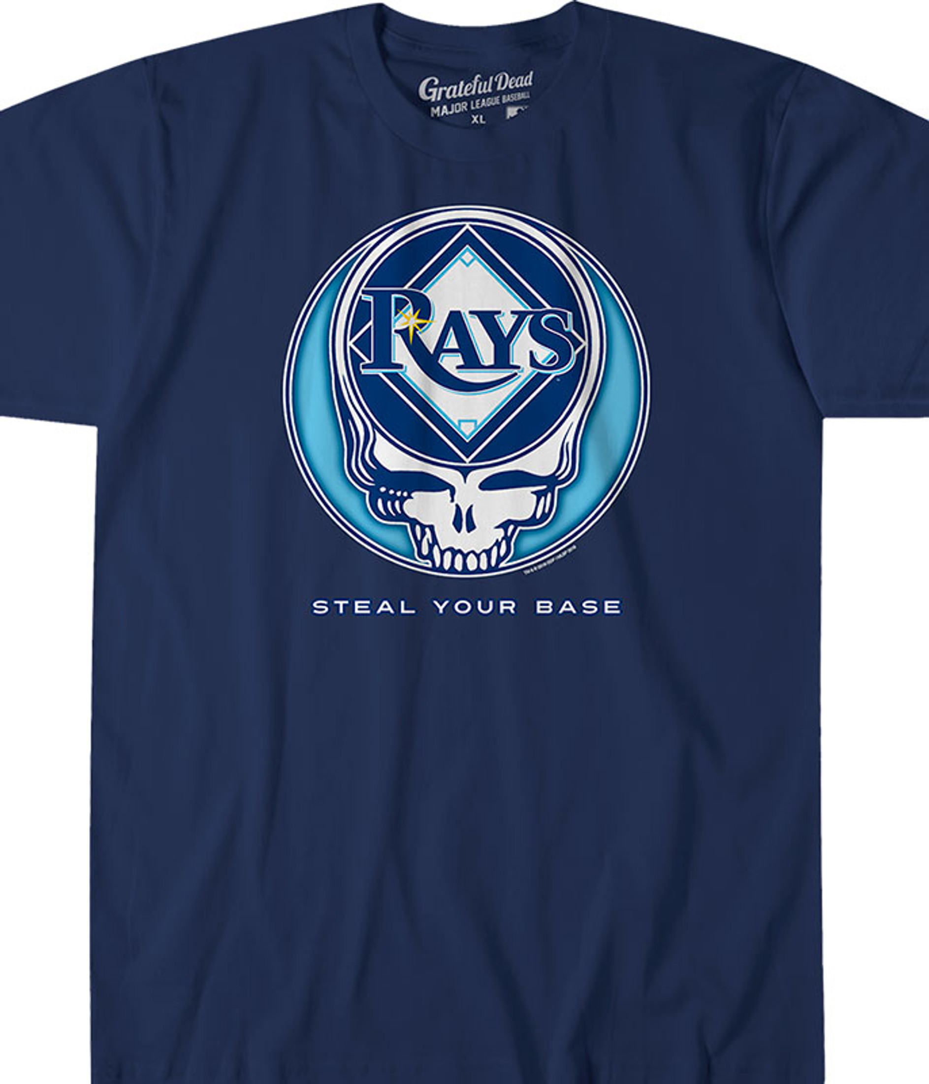 Grateful dead tampa bay rays steal your base shirt - Limotees