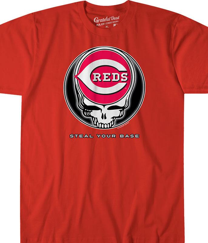 MLB Cincinnati Reds GD Steal Your Base Red Athletic T-Shirt Tee