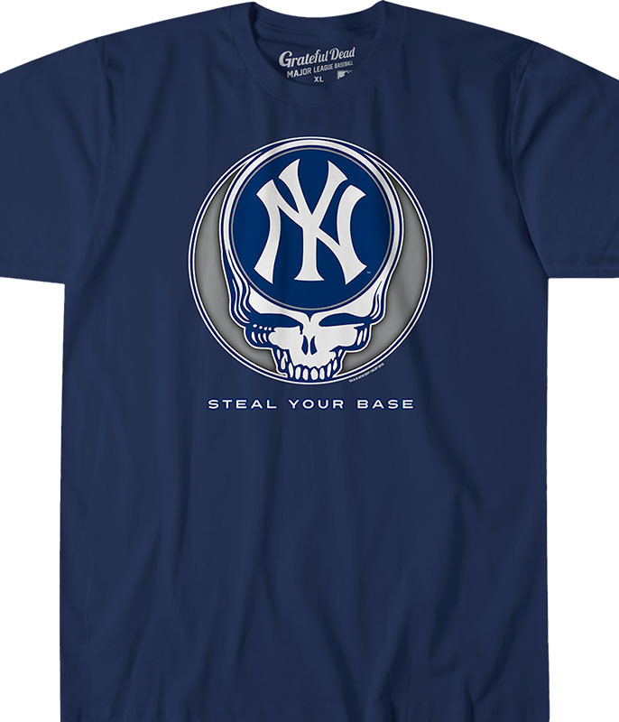 MLB New York Yankees GD Steal Your Base Navy Athletic T-Shirt Tee