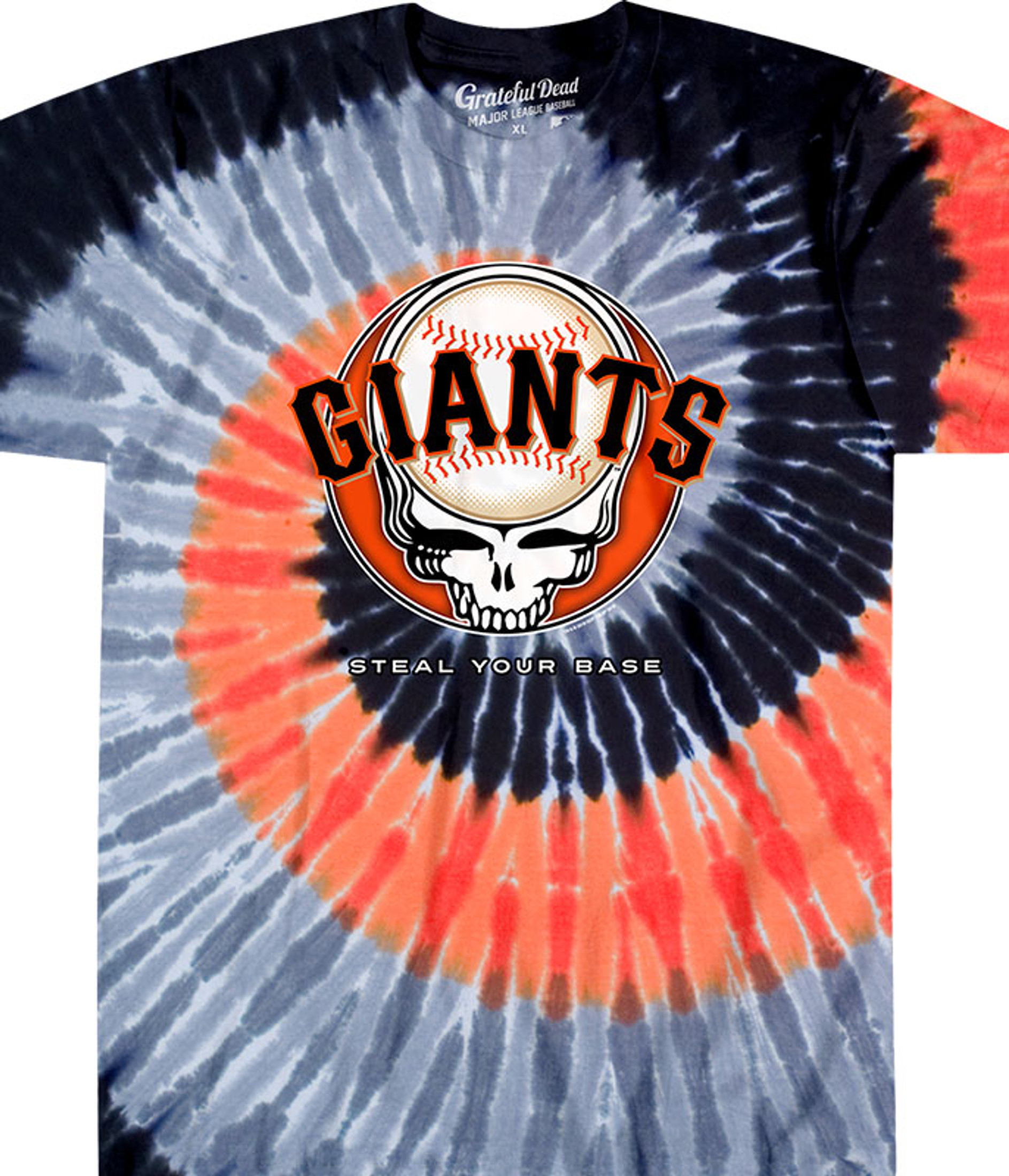 San Francisco Giants Steal Your Base Tie-Dye T-Shirt