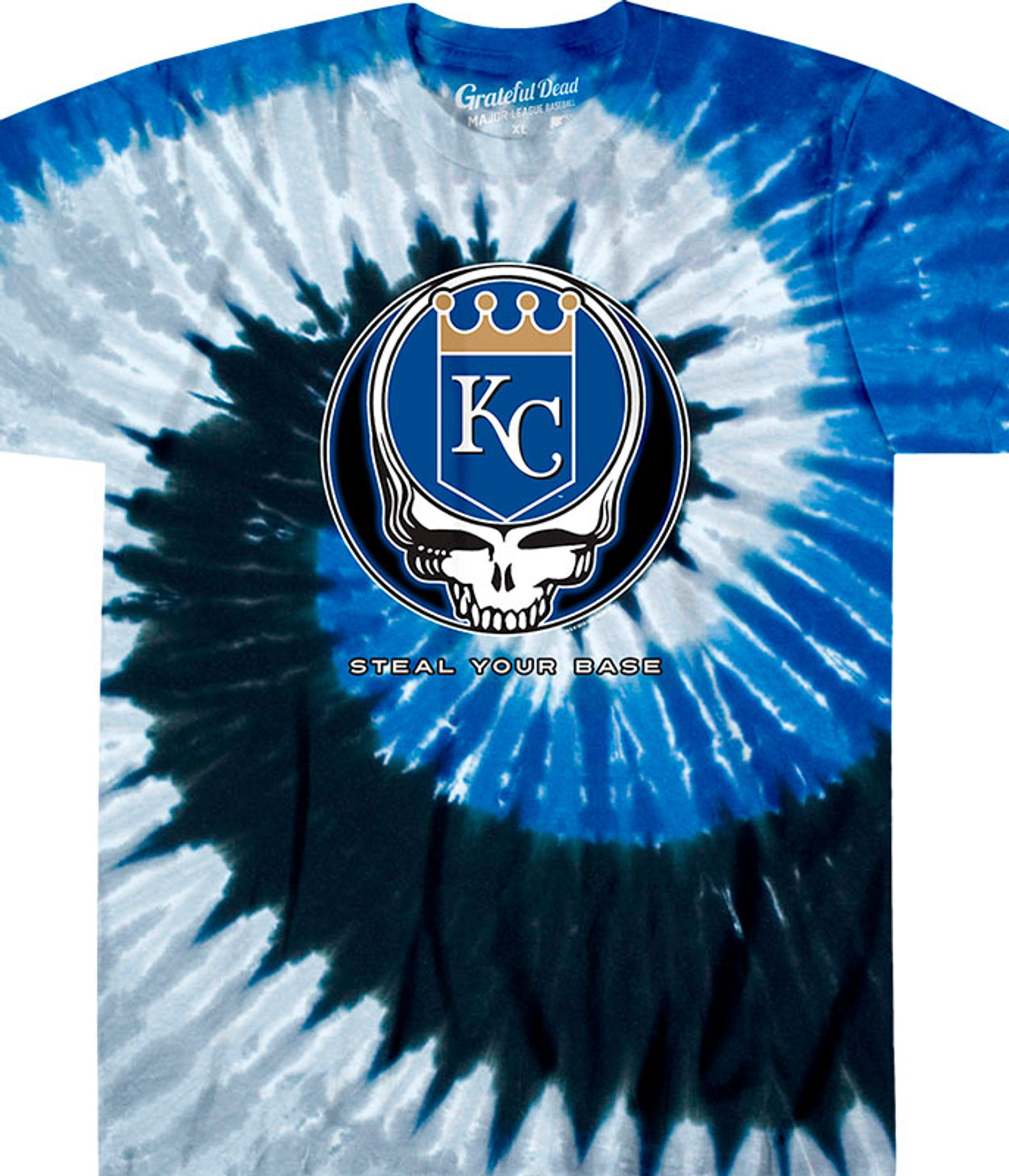 Kansas City Royals Steal Your Base Tie-Dye T-Shirt