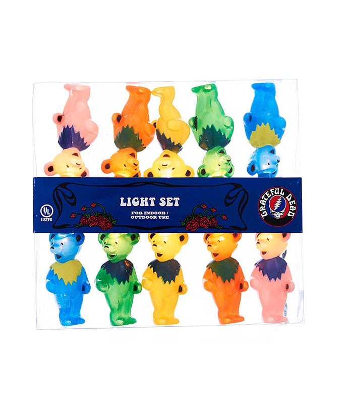 Grateful Dead GD Dancing Bear 10 Light Set Liquid Blue Grateful Dead GD Dancing Bear 10 Light Set Liquid Blue