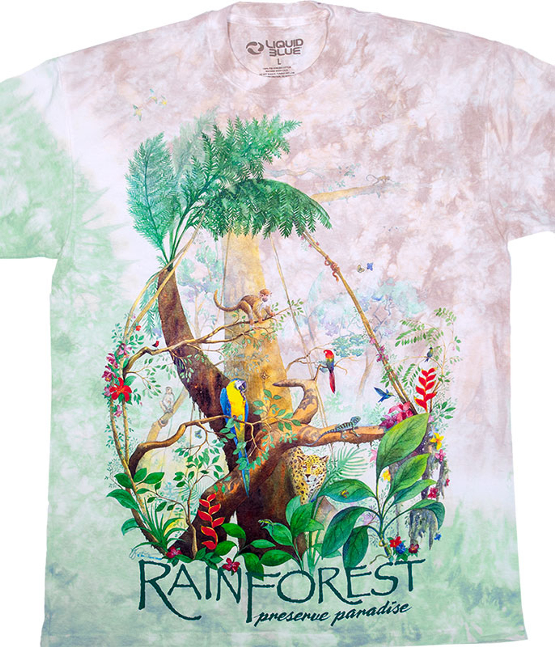 Rainforest Tie-Dye T-Shirt