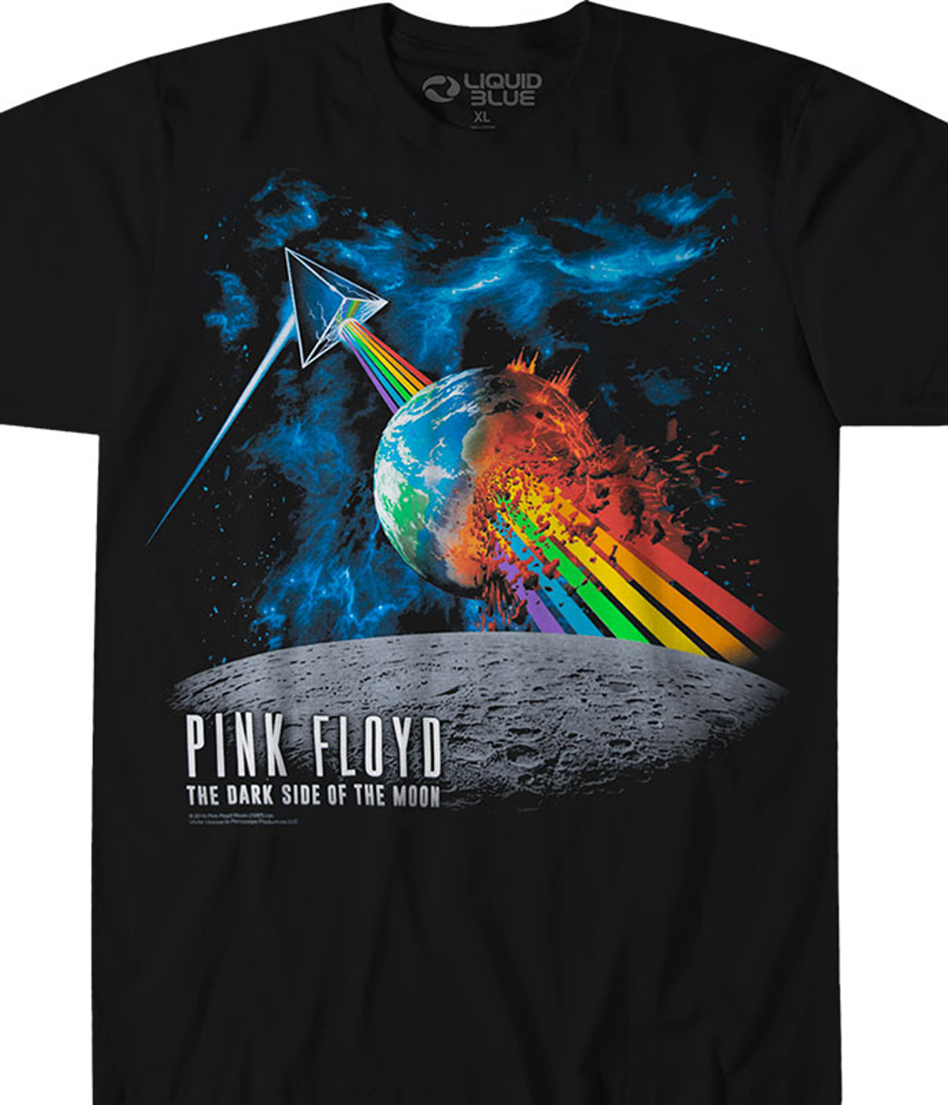 Rainbow Attack Black T-Shirt