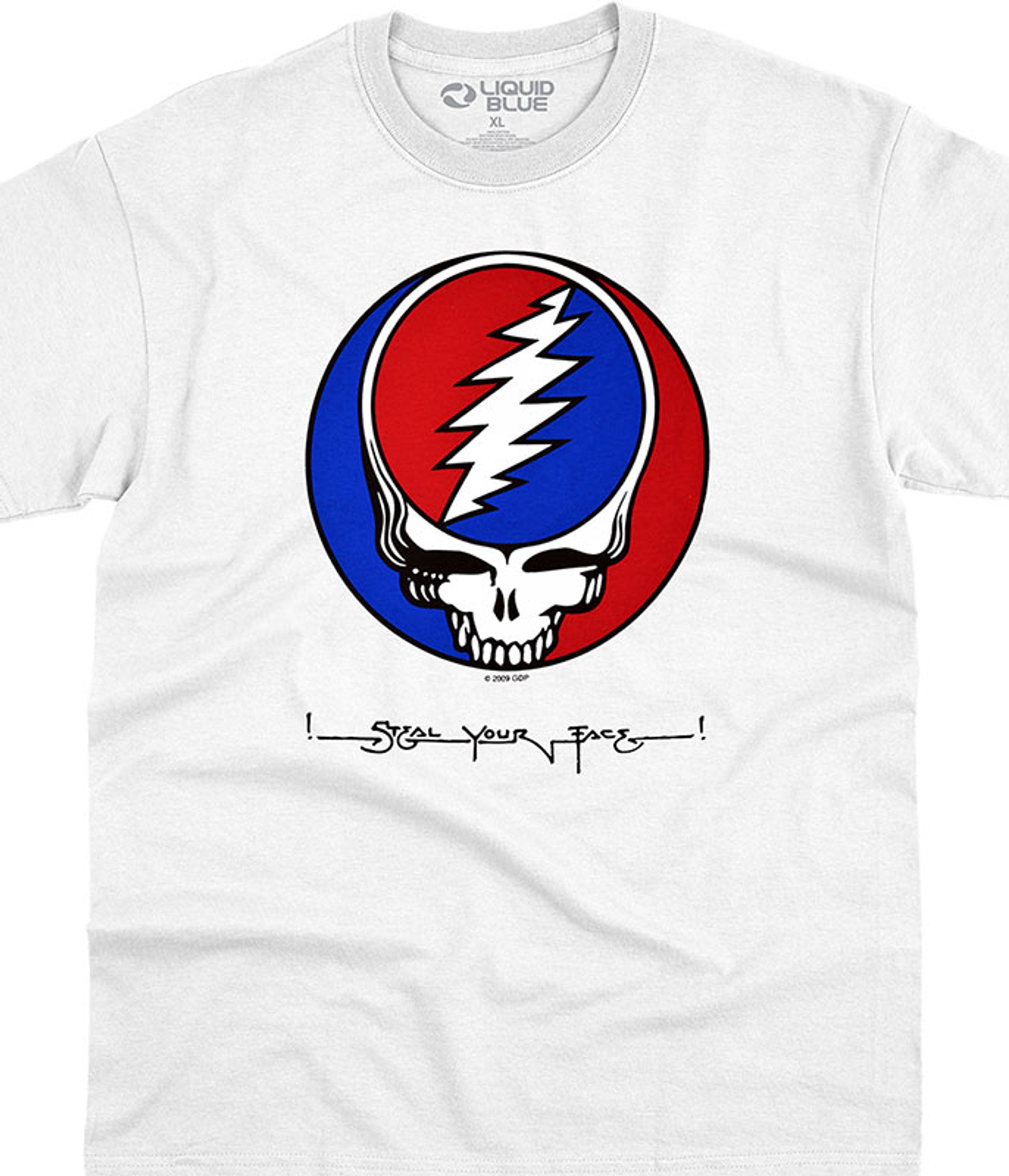 Grateful Dead Men's Steal Your Faceoff Tie Dye T-shirt Multi, Size: Medium, Multi-Color