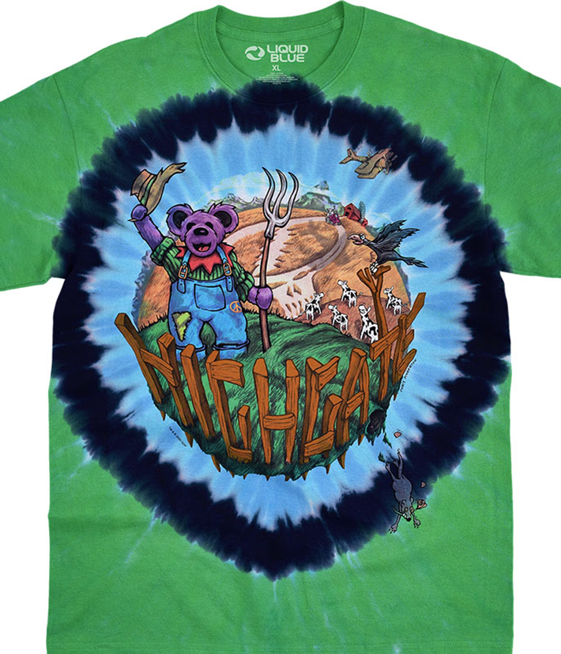 Grateful Dead Amusement Park Tie-Dye T-Shirt