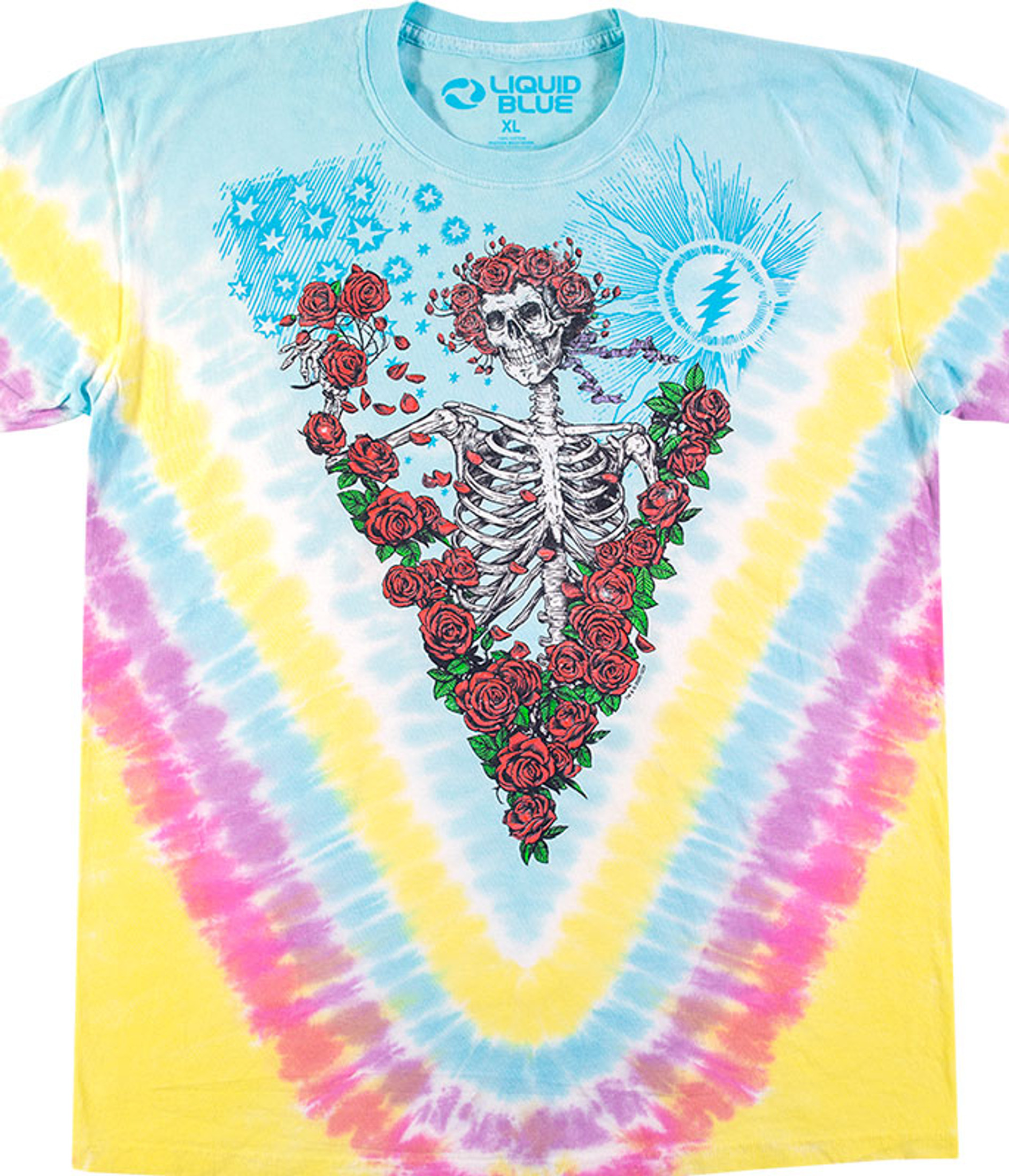 Rose Garden Tie Dye T Shirt