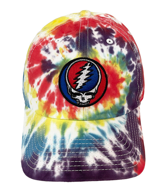 Grateful Dead Steal Your Face Tie-Dye Hat Liquid Blue - Main Image