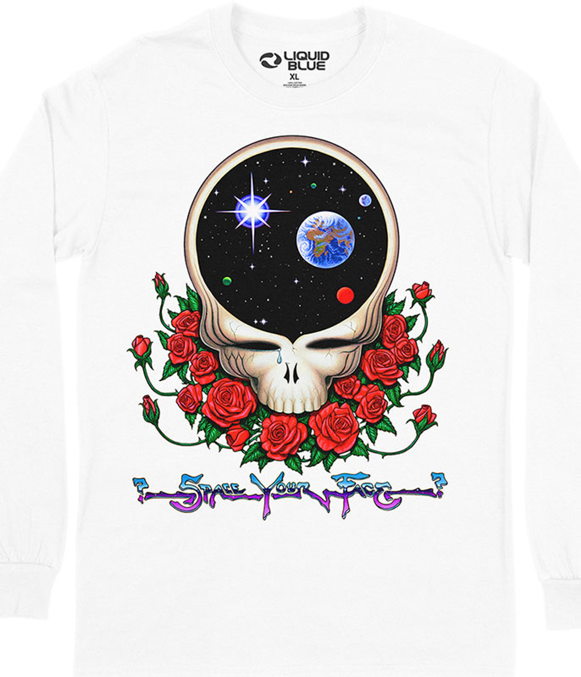 Space Your Face Long Sleeve T-Shirt